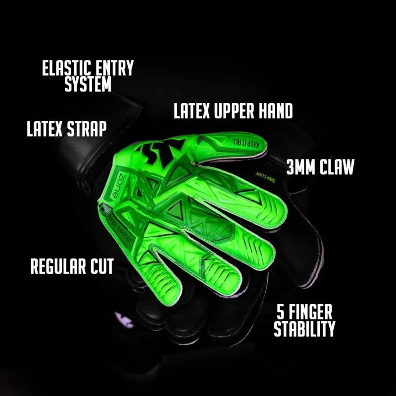 Guante Keepersport Zone RC Finger Stability Verde