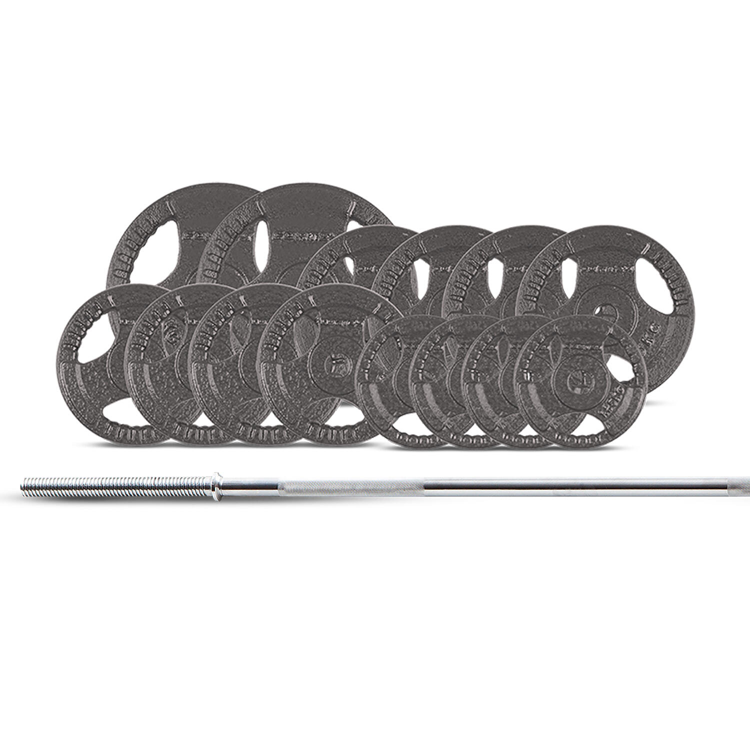 CORTEX Tri-Grip Standard Barbell Weight Set 25mm