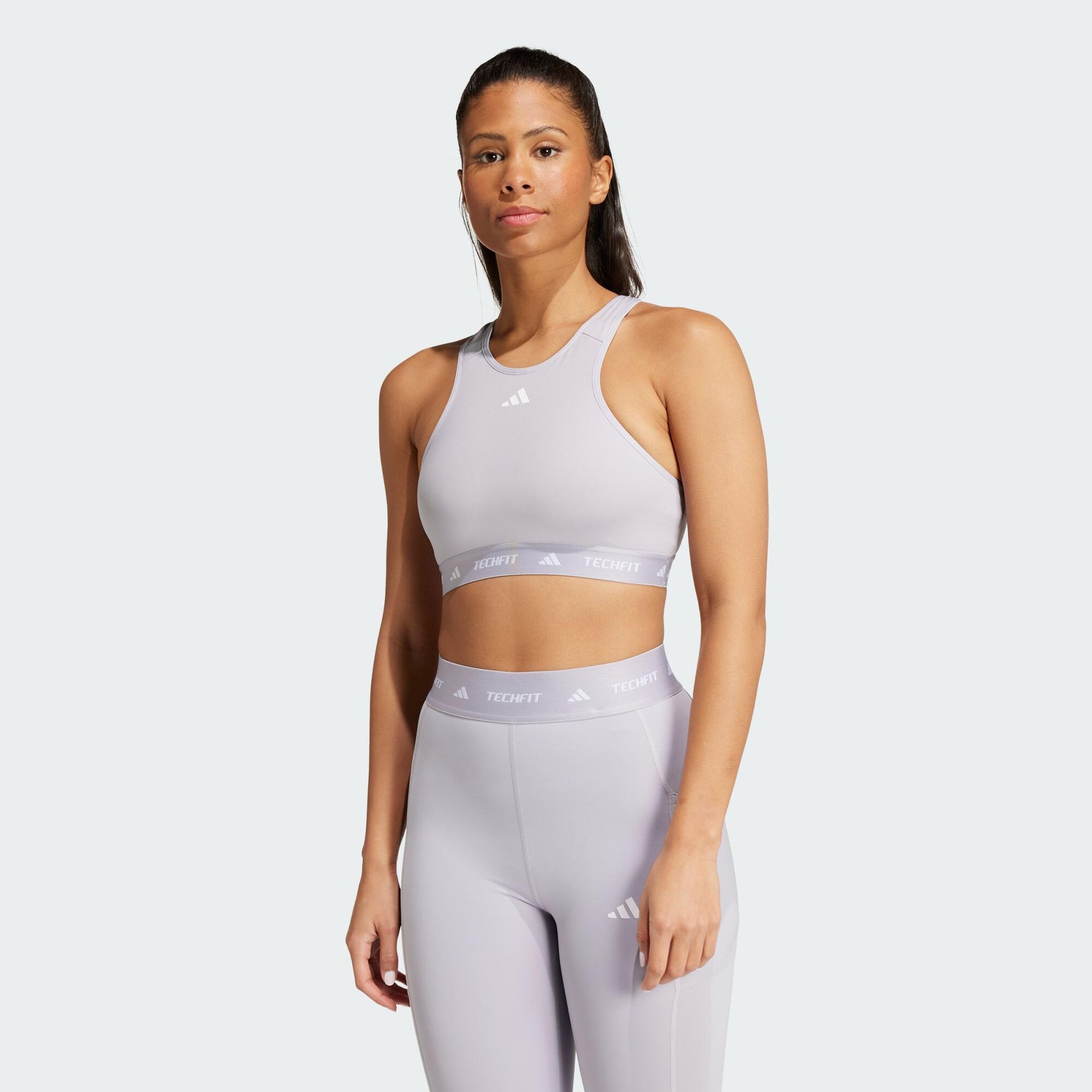 ADIDAS TECHFIT Medium-Support High-Neck Sport-BH