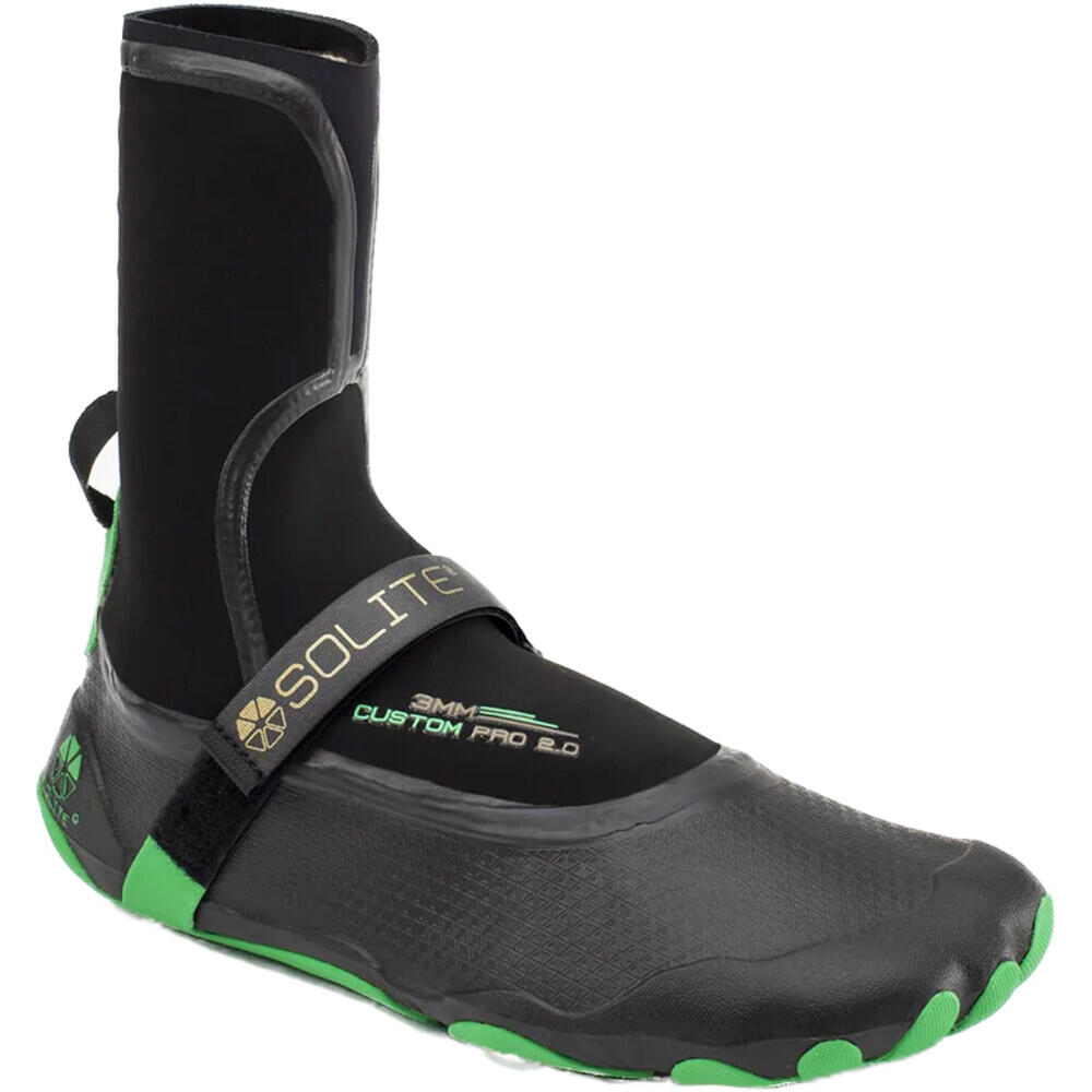 Custom Pro 2.0 3mm Wetsuit Boots - Vert / Noir 5/5