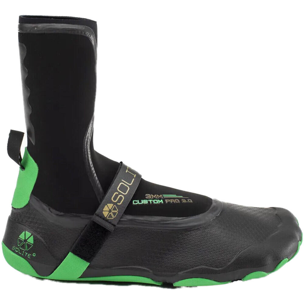 Custom Pro 2.0 3mm Wetsuit Boots - Vert / Noir 2/5