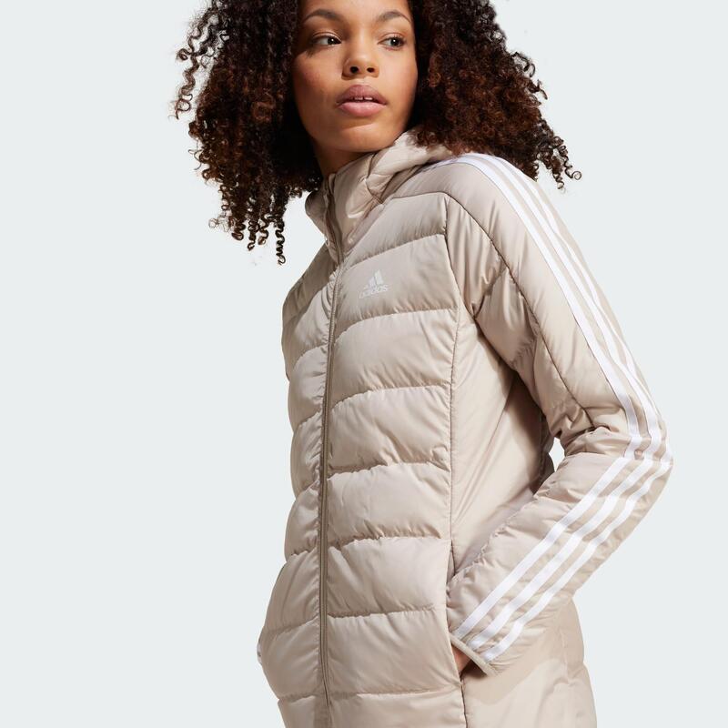 Parka con capucha Essentials Light Down 3 bandas