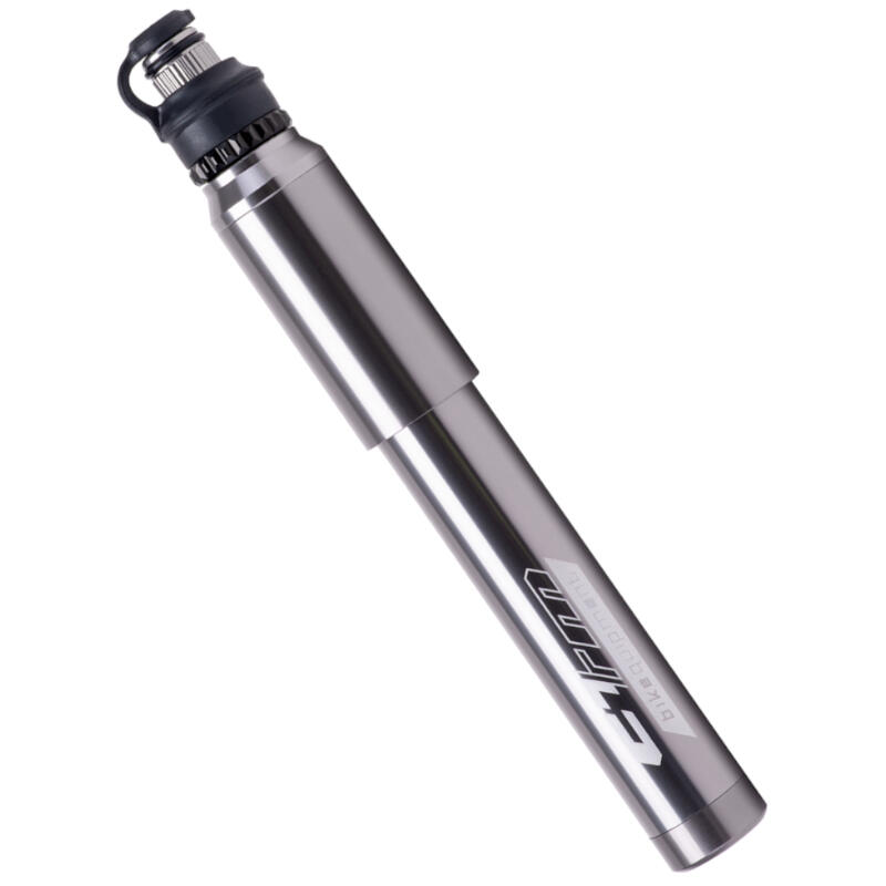 Pompka rowerowa mini aluminiowa z wężykiem CTM Straw 1/2