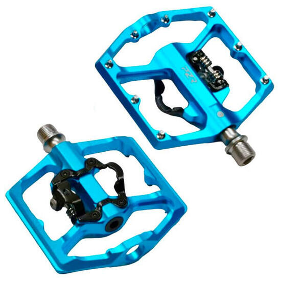 Pedały rowerowe platformowe SPD dwustronne P2R Flatman 70SPD