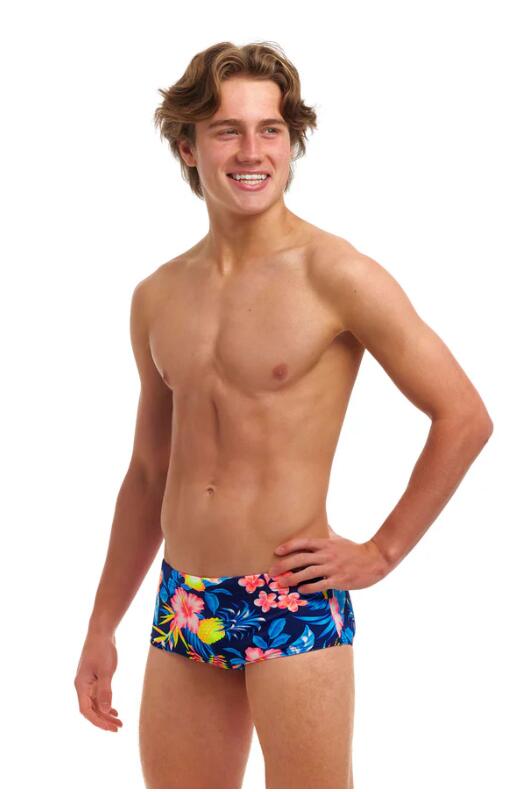 Kąpielówki chłopięce spodenki bokserki szybkoschnące na basen Funky Trunks 4/5