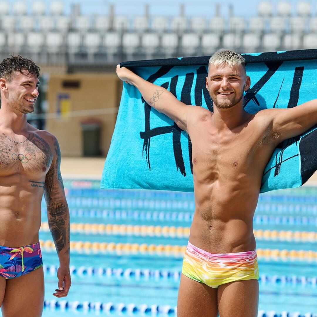 Kąpielówki męskie spodenki bokserki szybkoschnące na basen Funky Trunks 4/6