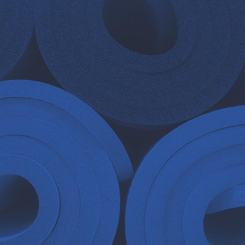 Tapis de Yoga - Pro - Bleu - 15 mm