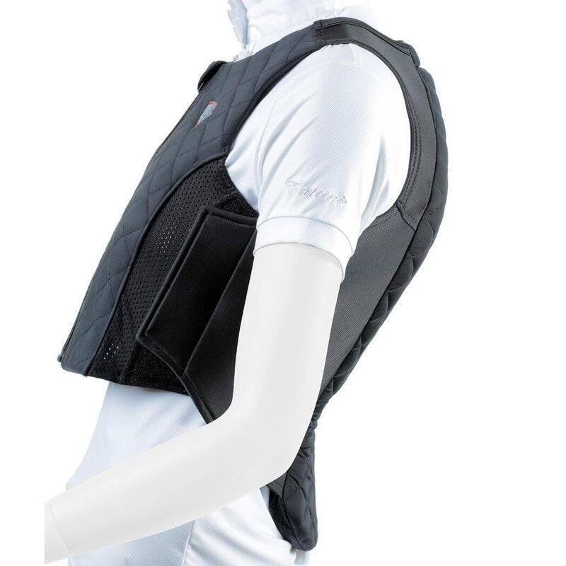 Gilet De Protection équestre – Rembourrage EVA, Couleur Noire, Neuf