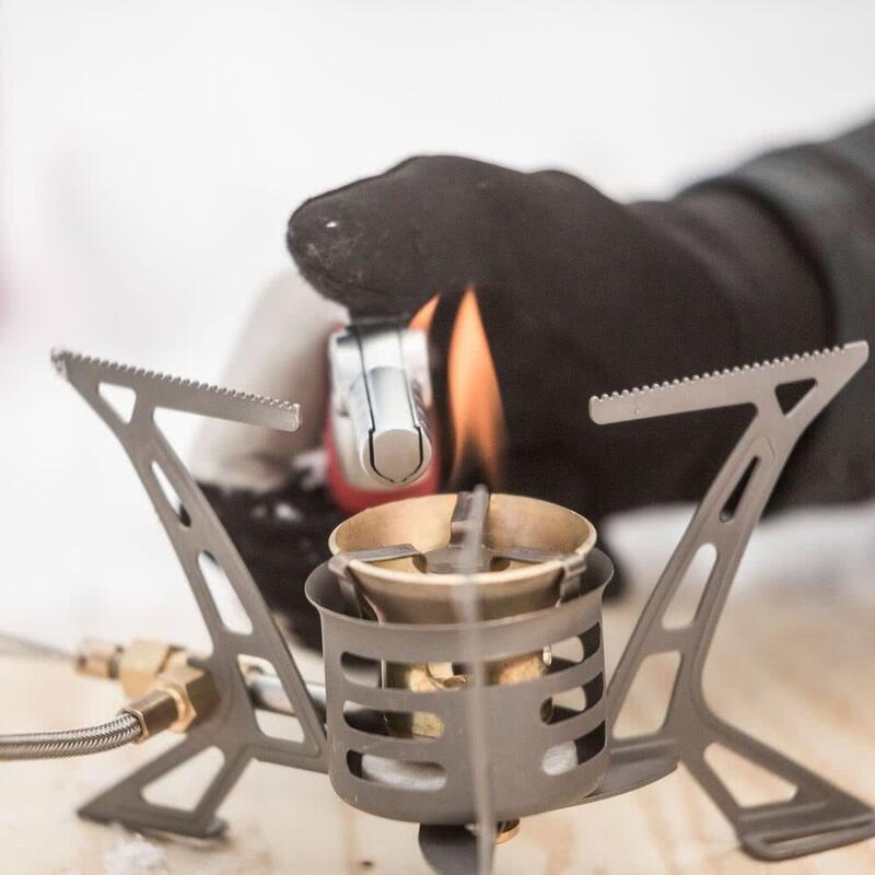 OmniLite Ti Professional mountaineering stove + Bottle & Pouch