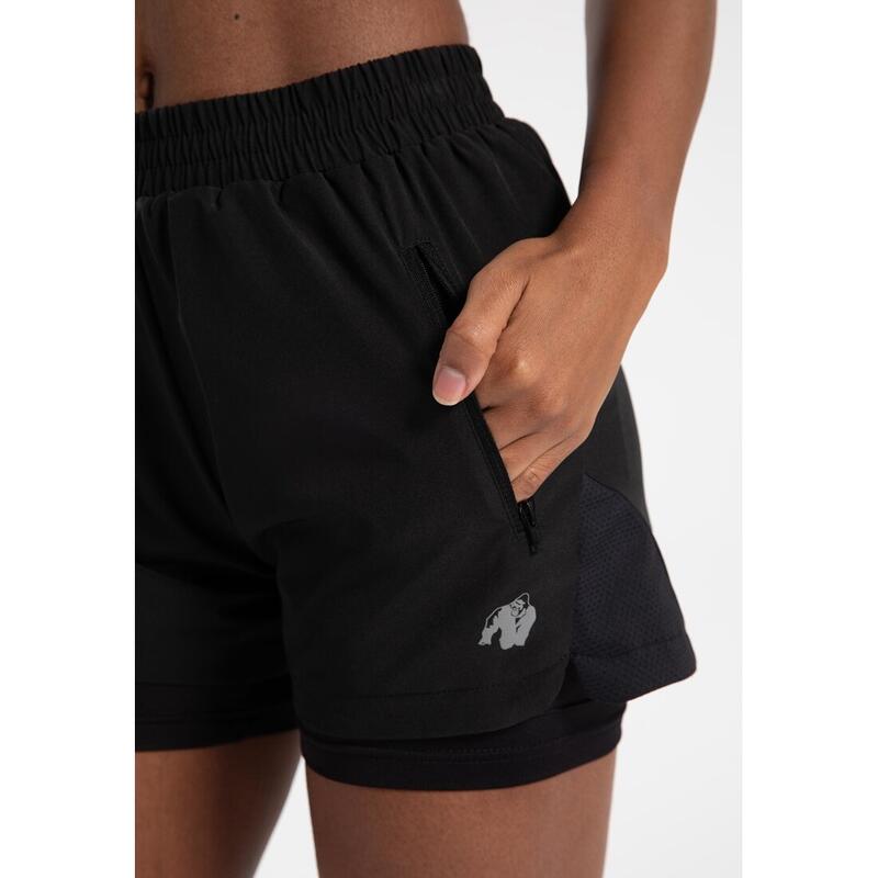 Katy 2-In-1 Short - Noir - M