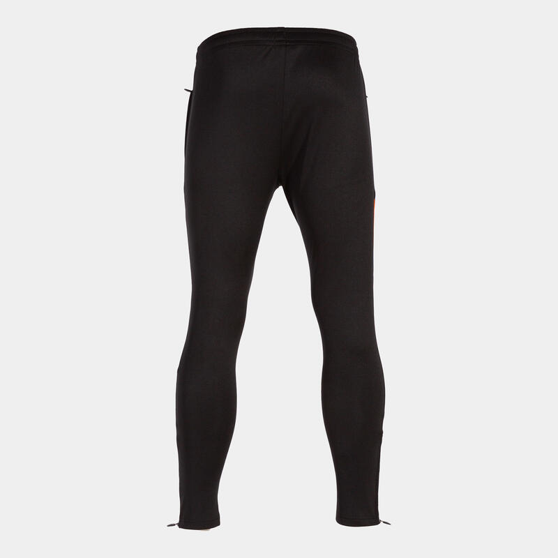 Pantaloni lungi JOMA Championship VII negru-portocaliu