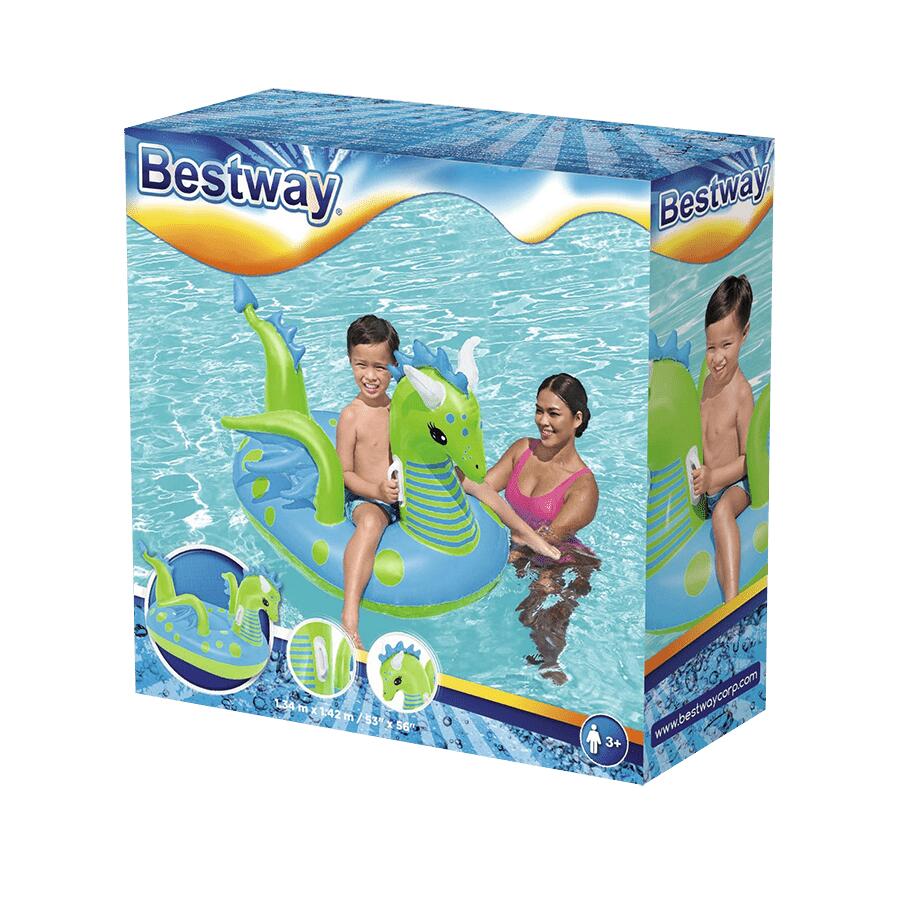 Bouée gonflable bébé dragon chevauchable Bestway 6/6