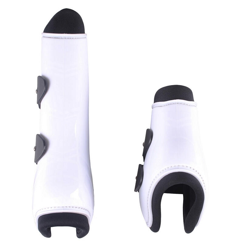 Front horse gaiter and open fetlock guard set QHP 3/4