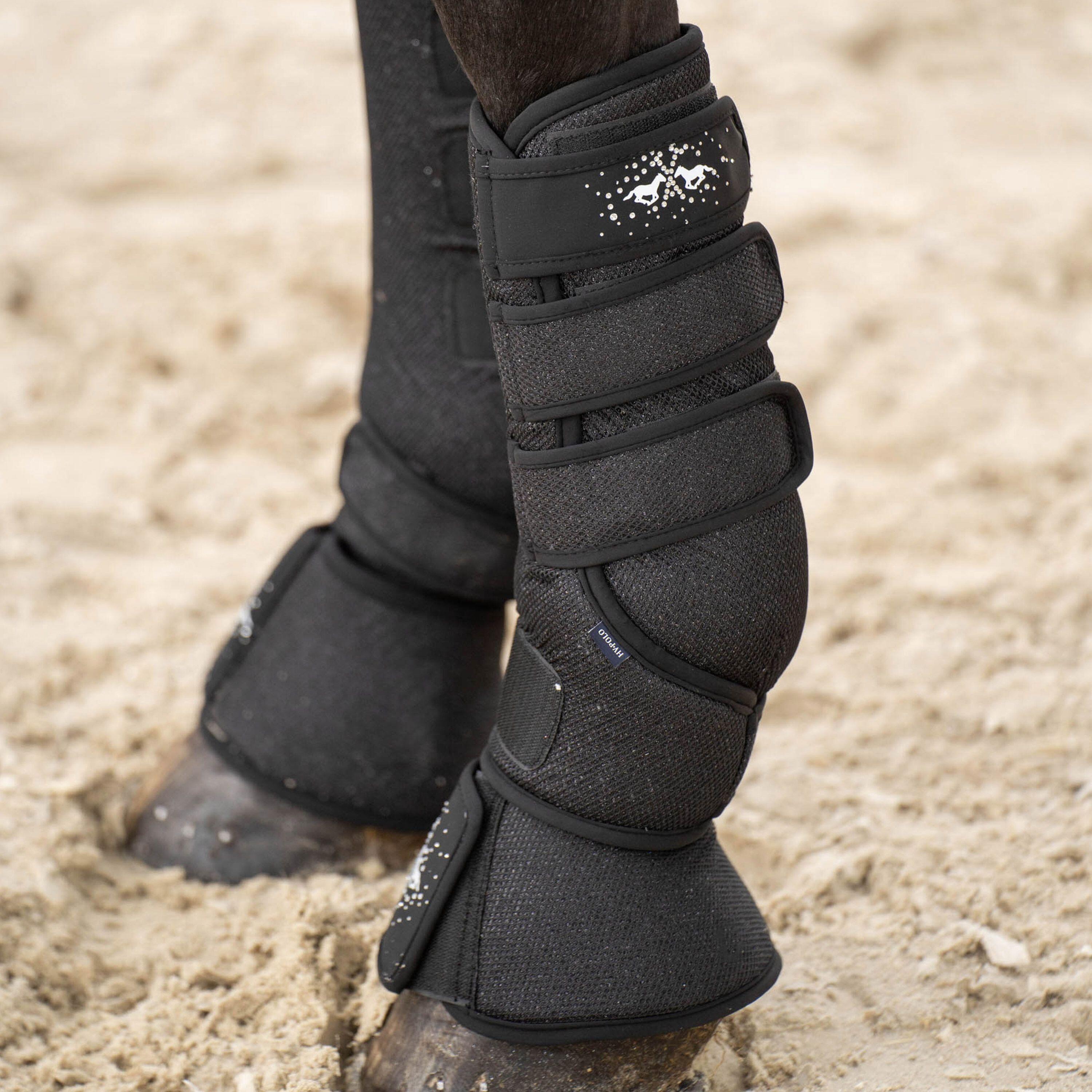 Gesloten dressuurhandschoenen voor paarden HV Polo Skye 2/2