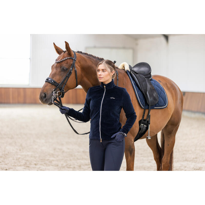 Giacca da equitazione da donna in velluto HV Polo Maya