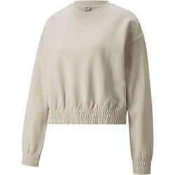 Sweat à capuche homme Puma HER Crew Beige