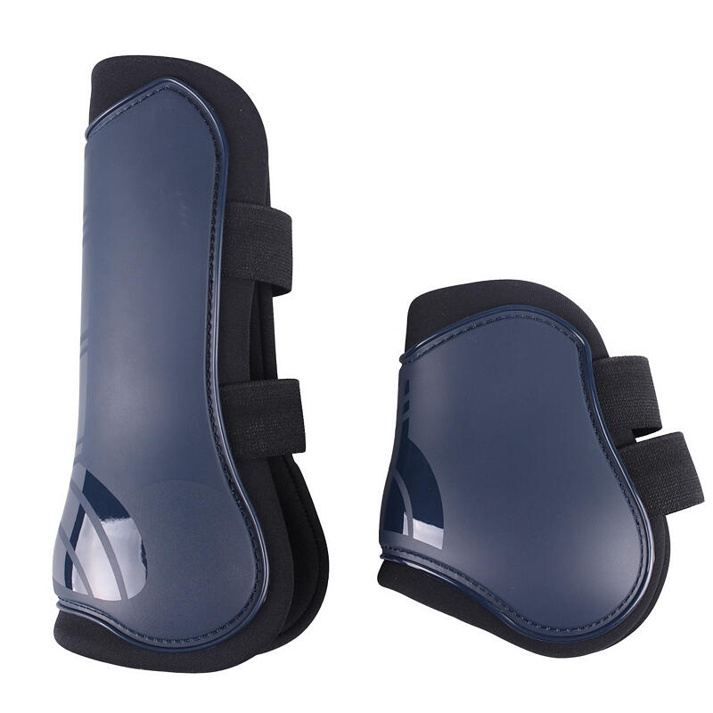 Front horse gaiter and open fetlock guard set QHP 2/4