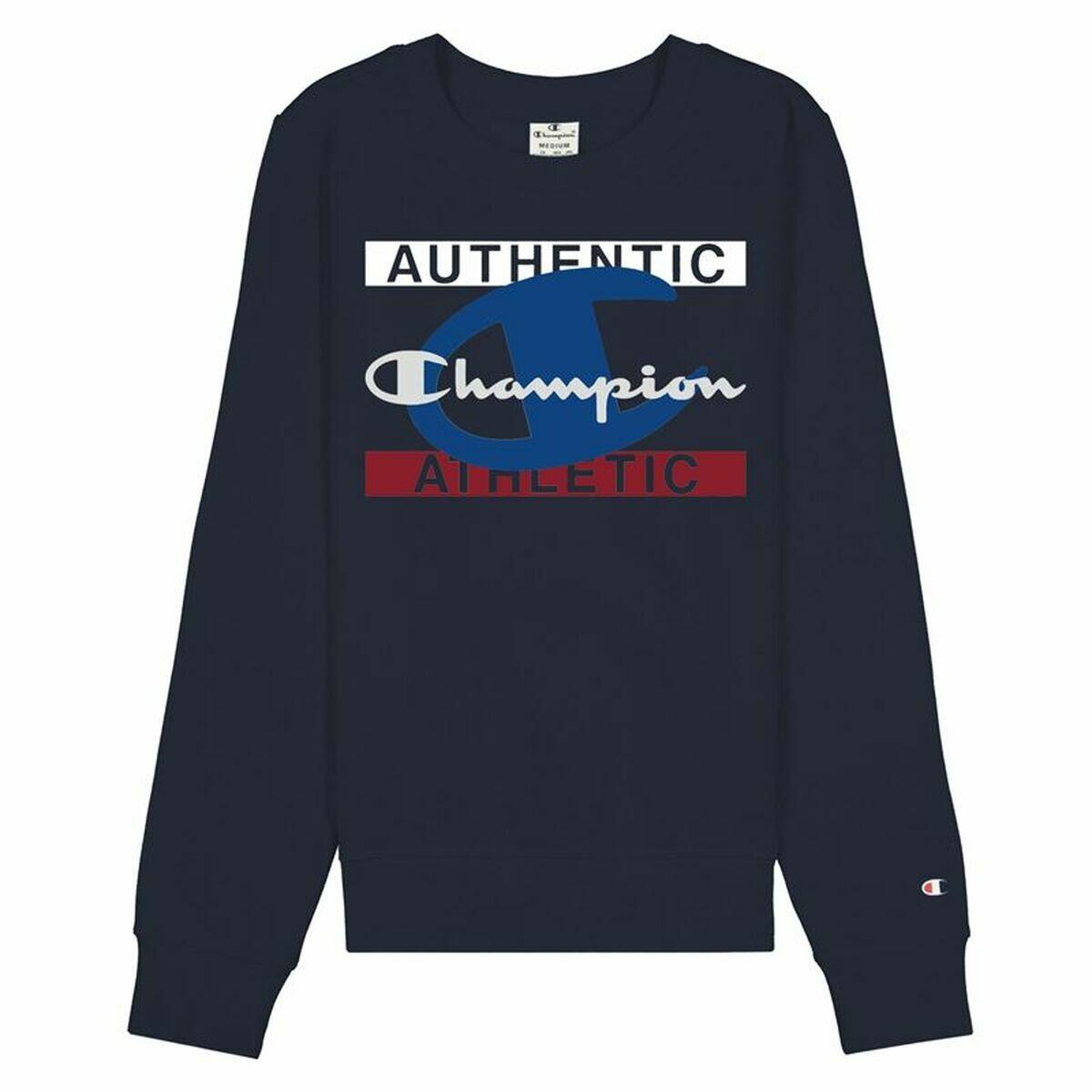 Sudadera sin Capucha Hombre Champion Authentic Athletic Azul oscuro 2/3