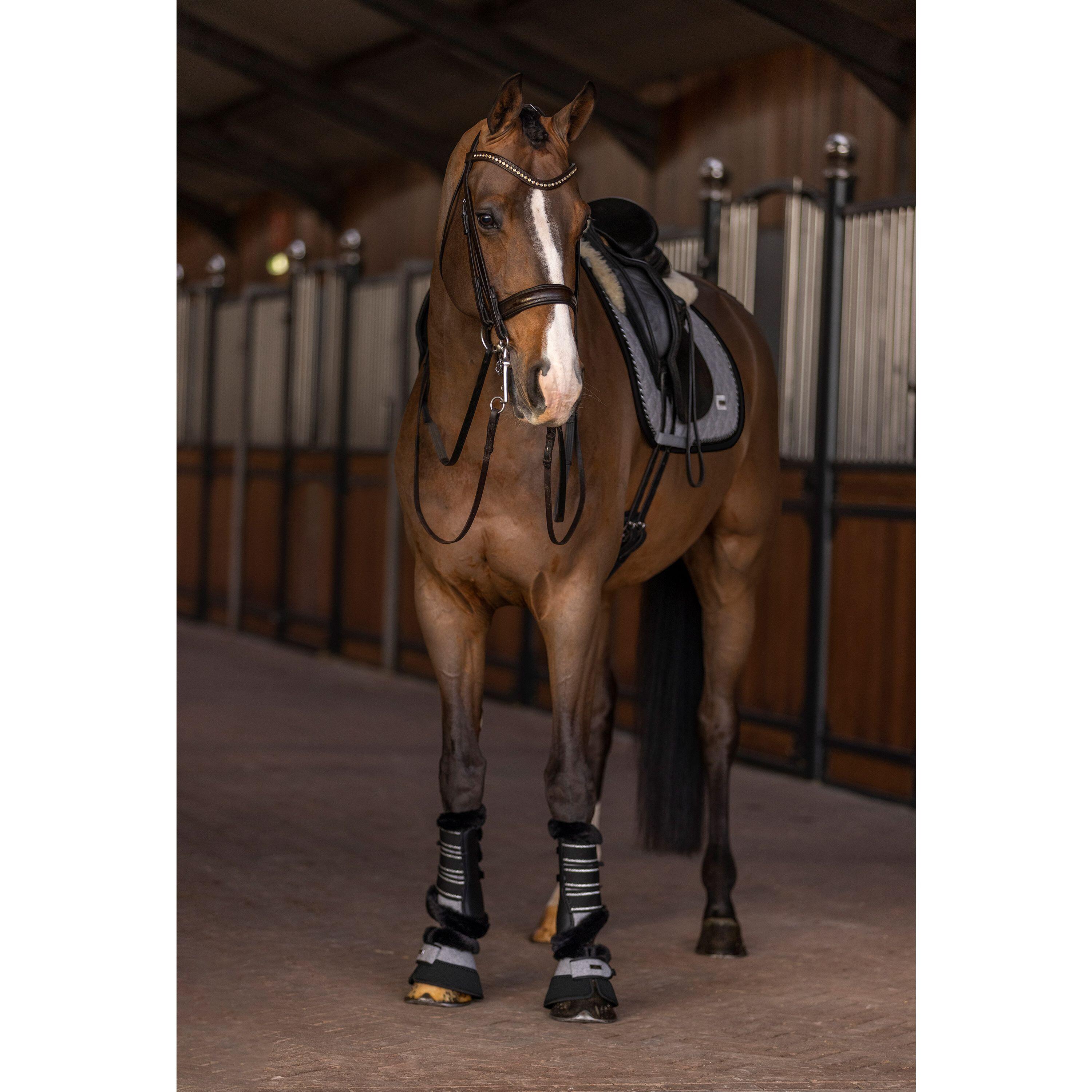 Gesloten dressuurhandschoenen voor paarden HV Polo Francis 2/3