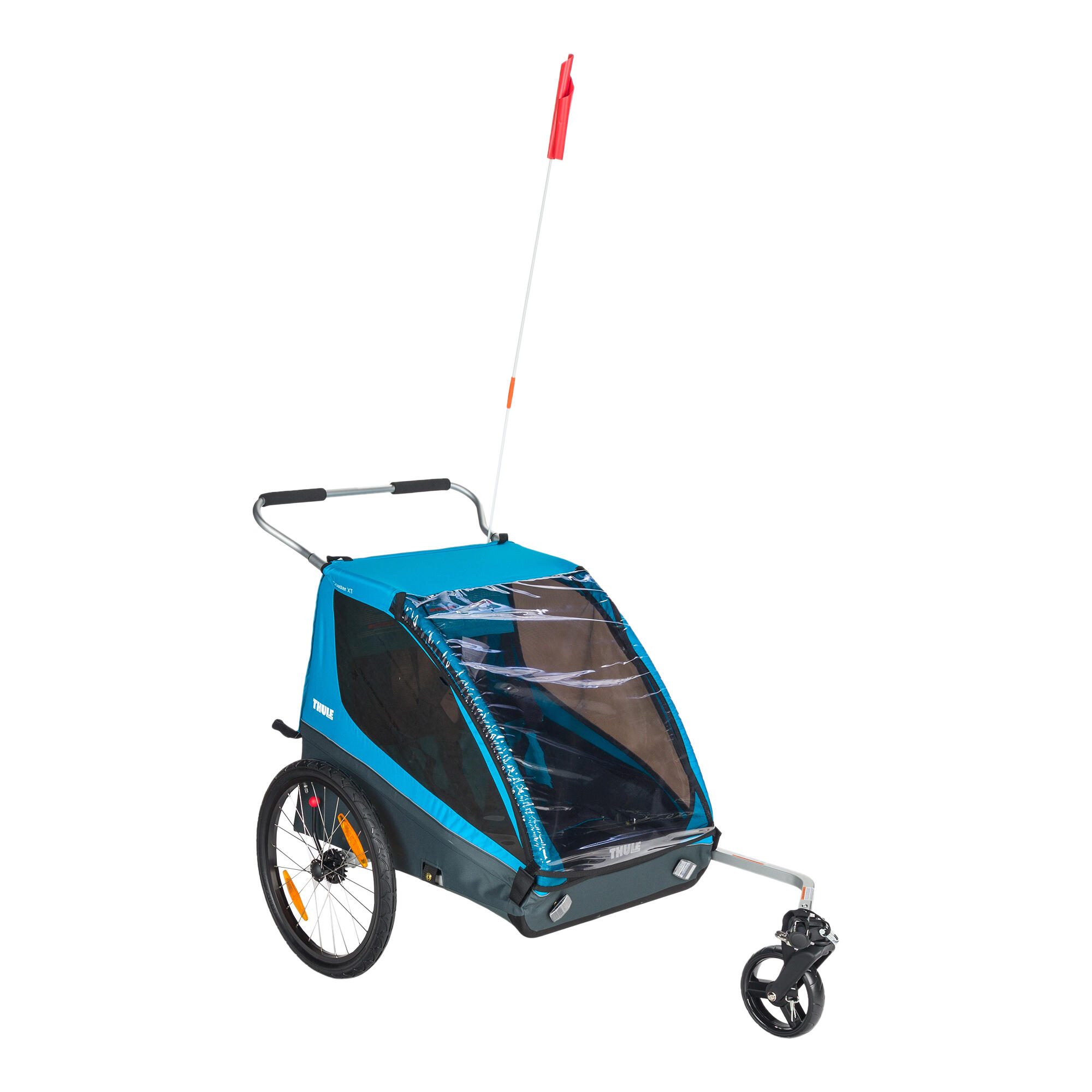 Remorcă ciclism copii Przyczepka Thule Coaster XT albastră