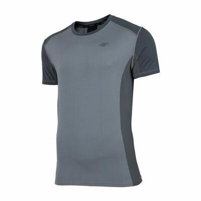 Herren Kurzarm-T-Shirt 4F Grau