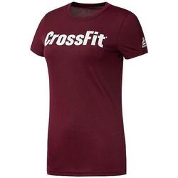 T-shirt à manches courtes femme Reebok Fef Speedwick Bordeaux