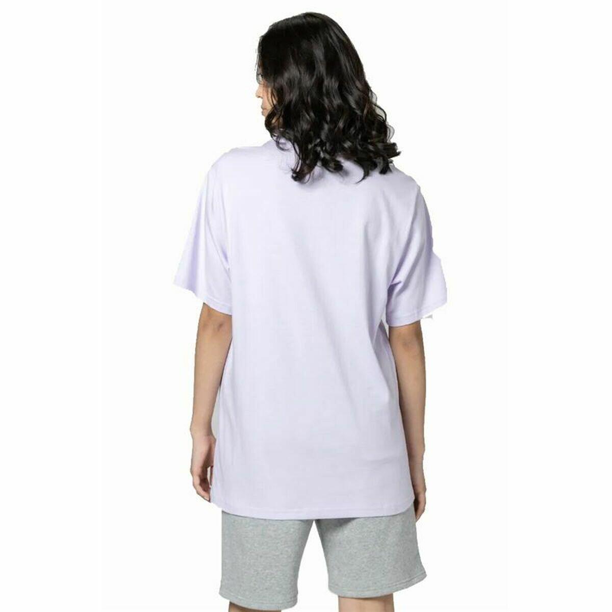 Camiseta de Manga Corta Unisex Converse Standard Fit Center Front Large Lavanda 3/3