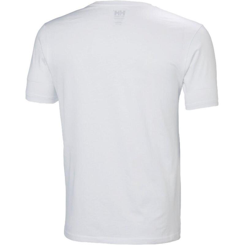 Camiseta de Manga Corta Hombre Helly Hansen 33979 001  Blanco