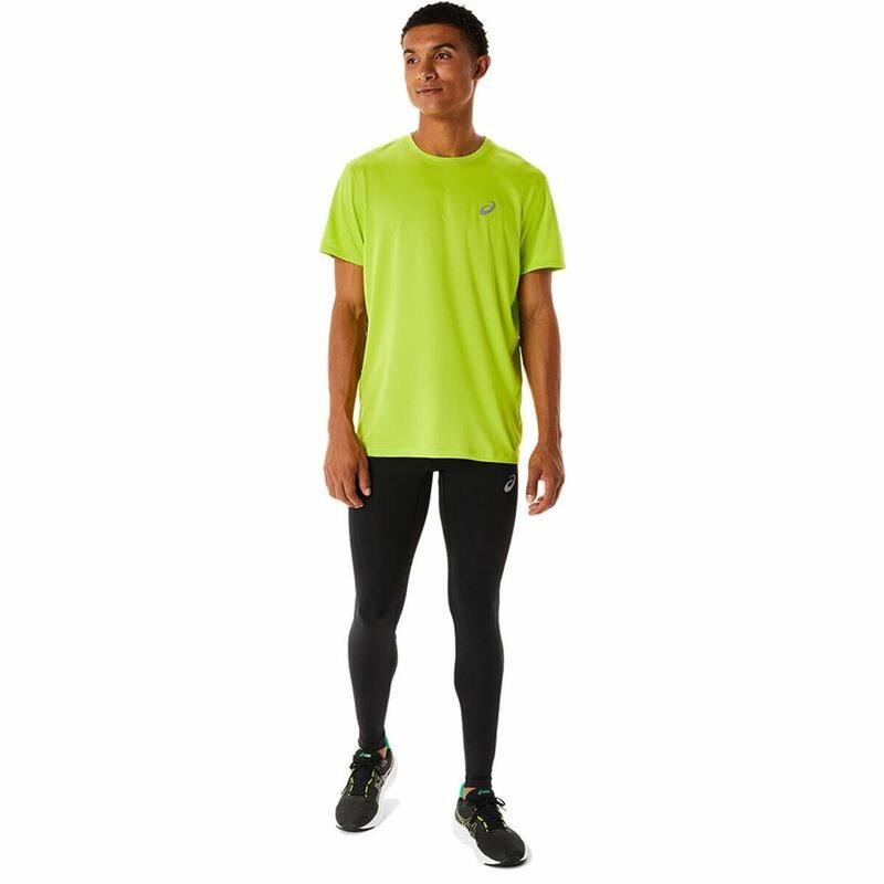 Camisola de Manga Curta Homem Running Asics Core Amarelo