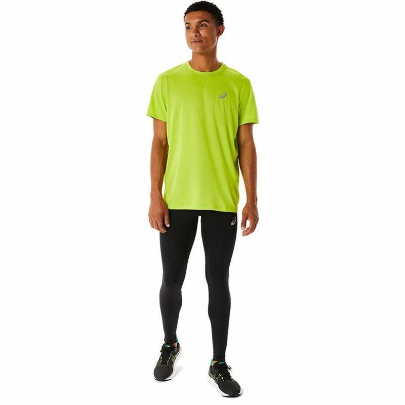 Maglia a Maniche Corte Uomo Running Asics Core Giallo