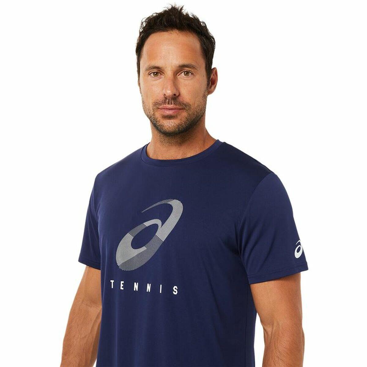 T-shirt à manches courtes homme Asics Court Bleu 5/5