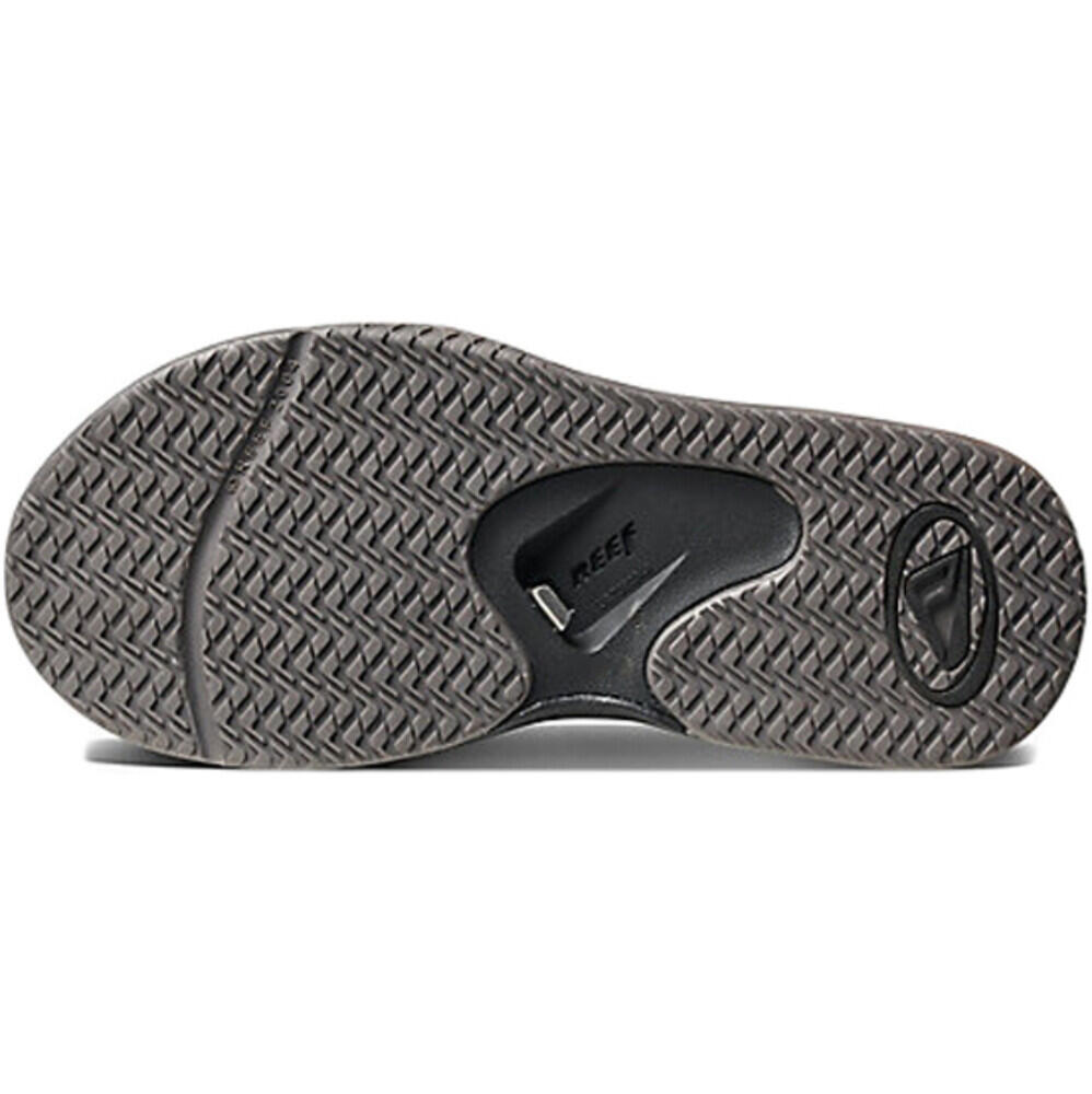 Tongs Décapsuleur Fanning Femme Noir Gris 3/6