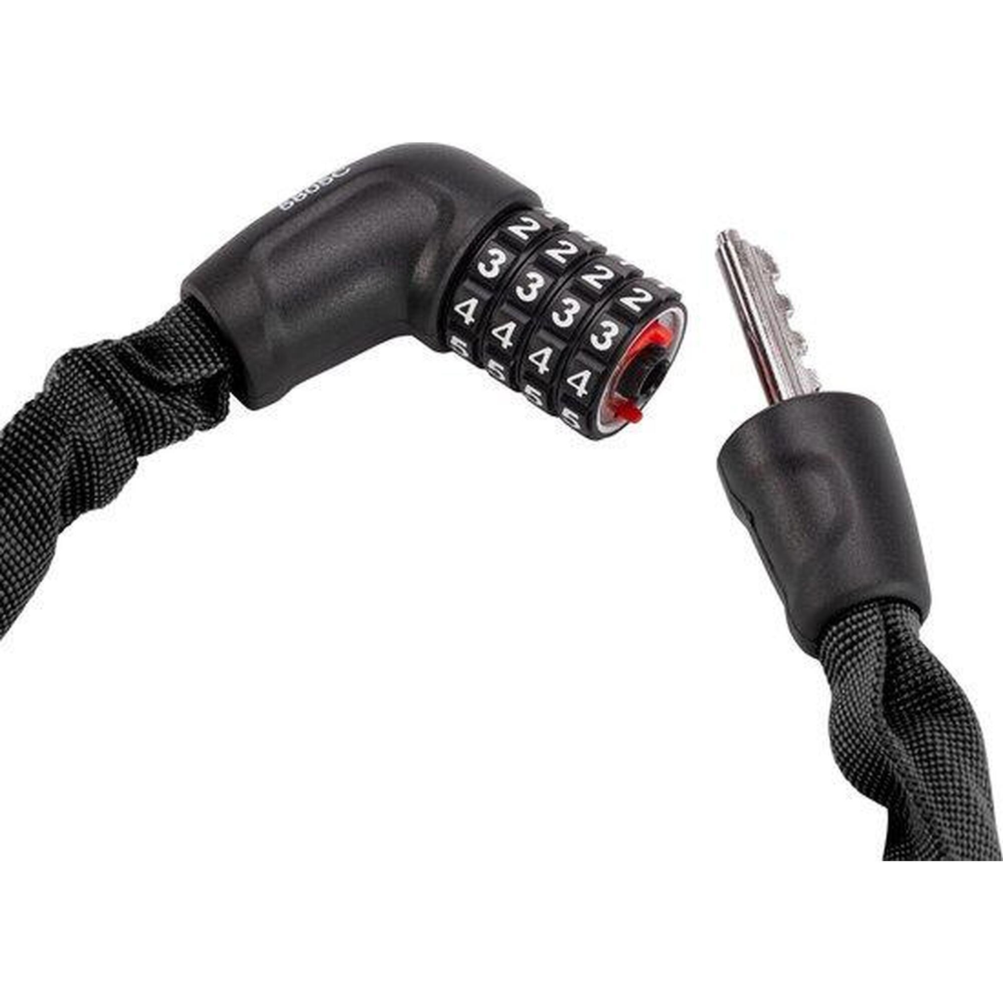 Zamek Łańcucha Kod Steel-O-Ketting 5805C/110 Czarny
