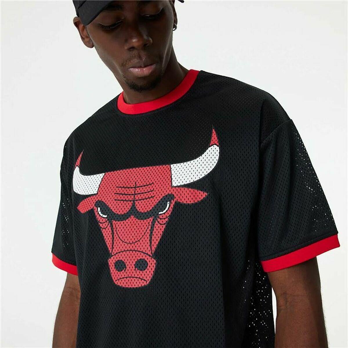 Camiseta New Era Nba Team Logo Mesh Os Tee Chibul Blkfdr Adulto 4/5
