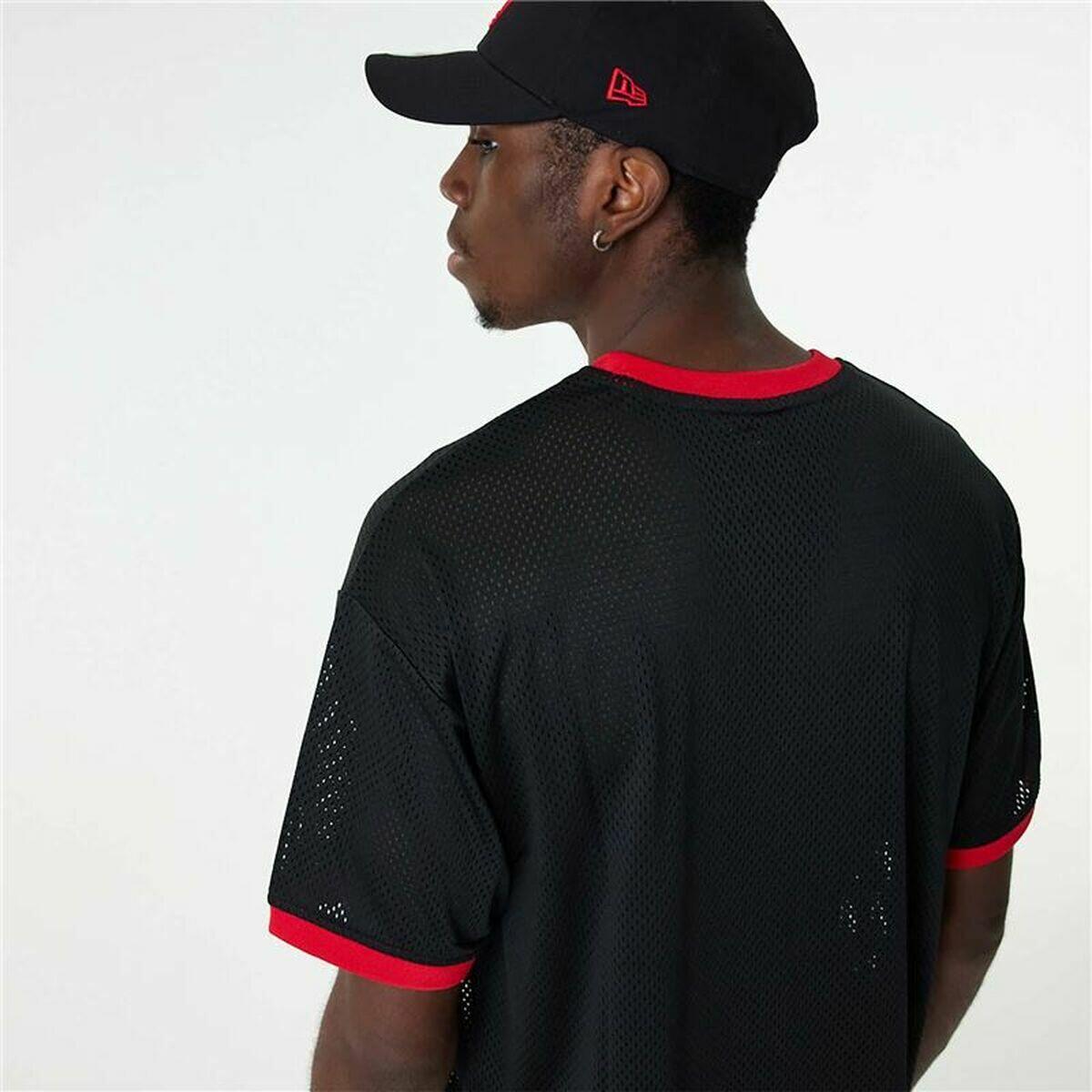 Camiseta New Era Nba Team Logo Mesh Os Tee Chibul Blkfdr Adulto 5/5