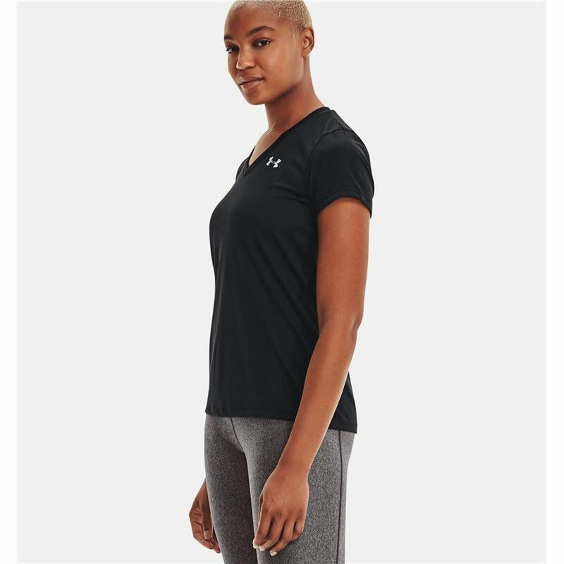 Camiseta de Manga Corta Mujer Under Armour Tech SSV Solid Negro