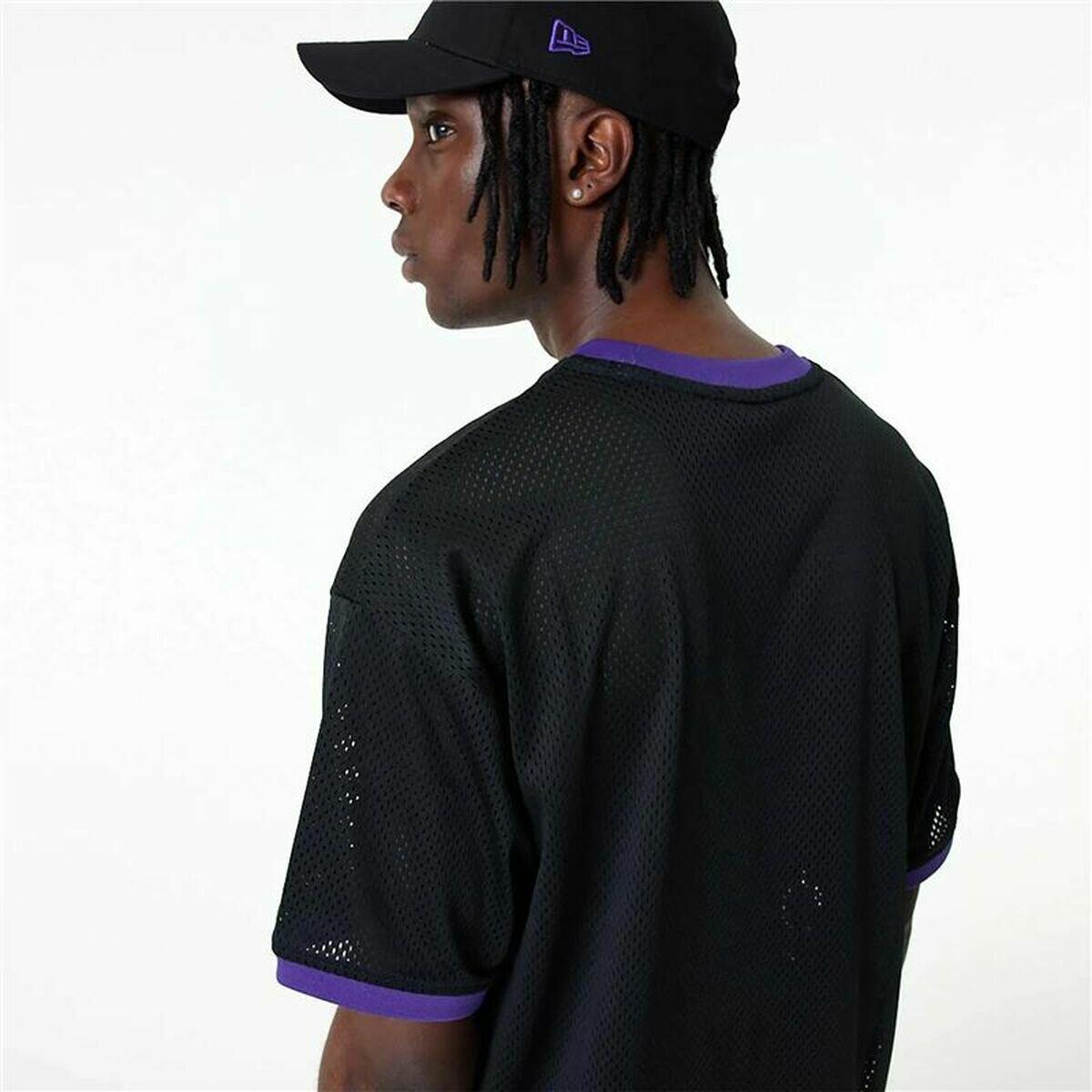 New Era T-Shirt Nba Team Logo Mesh Os Tee Loslak Blktrp Adulto 5/5