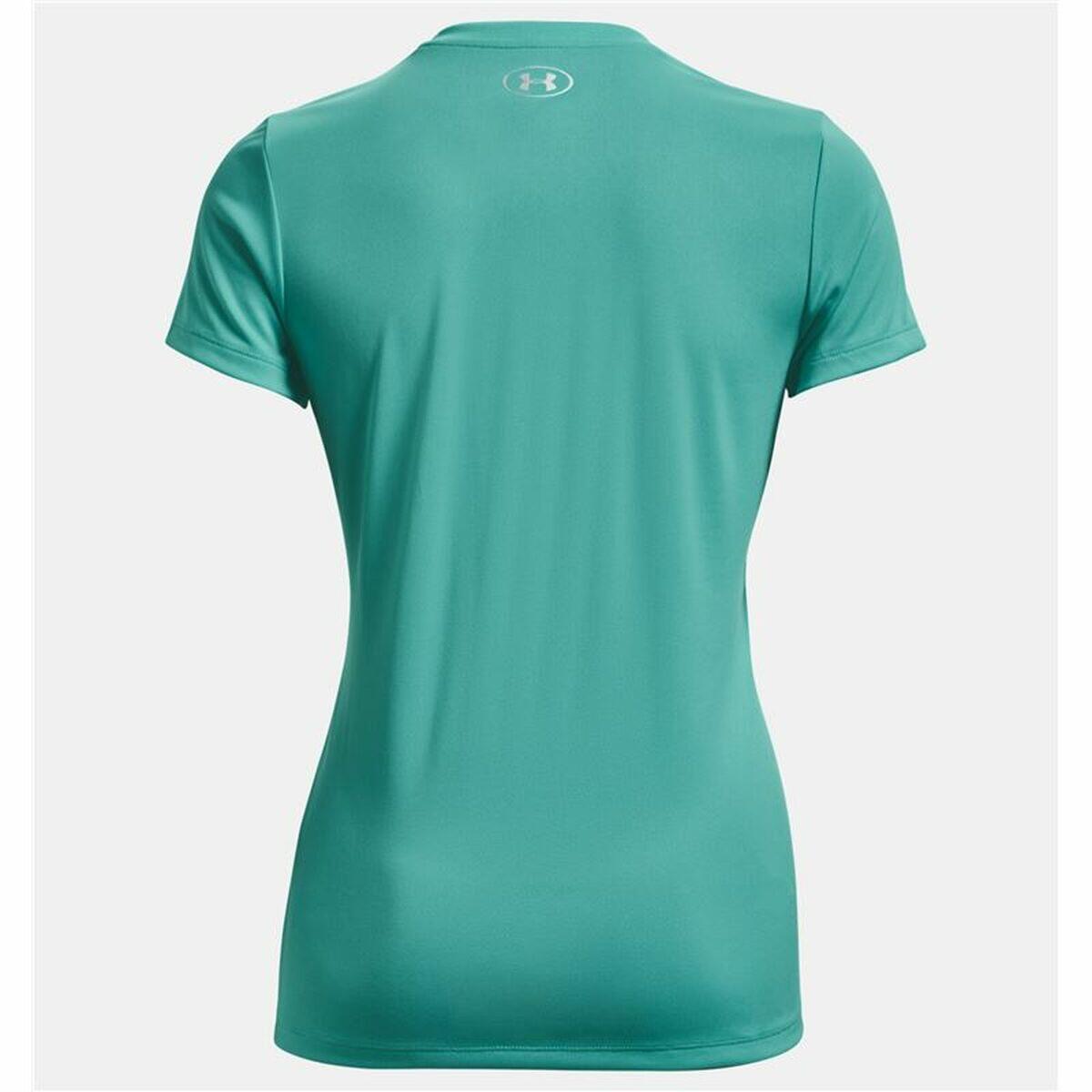 Maglia a Maniche Corte Donna Under Armour Tech SSV Solid Acquamarina 2/5