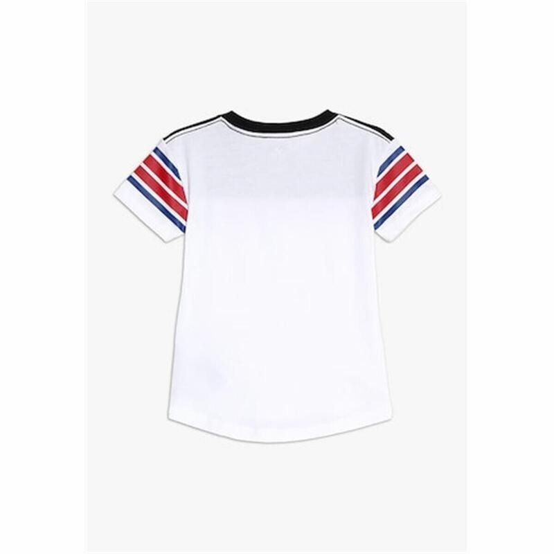 Maglia a Maniche Corte per Bambini Converse Retro Sport Bianco