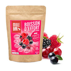 Boisson énergétique de l'effort - isotonique - Mulebar - Fruits rouges - 600g