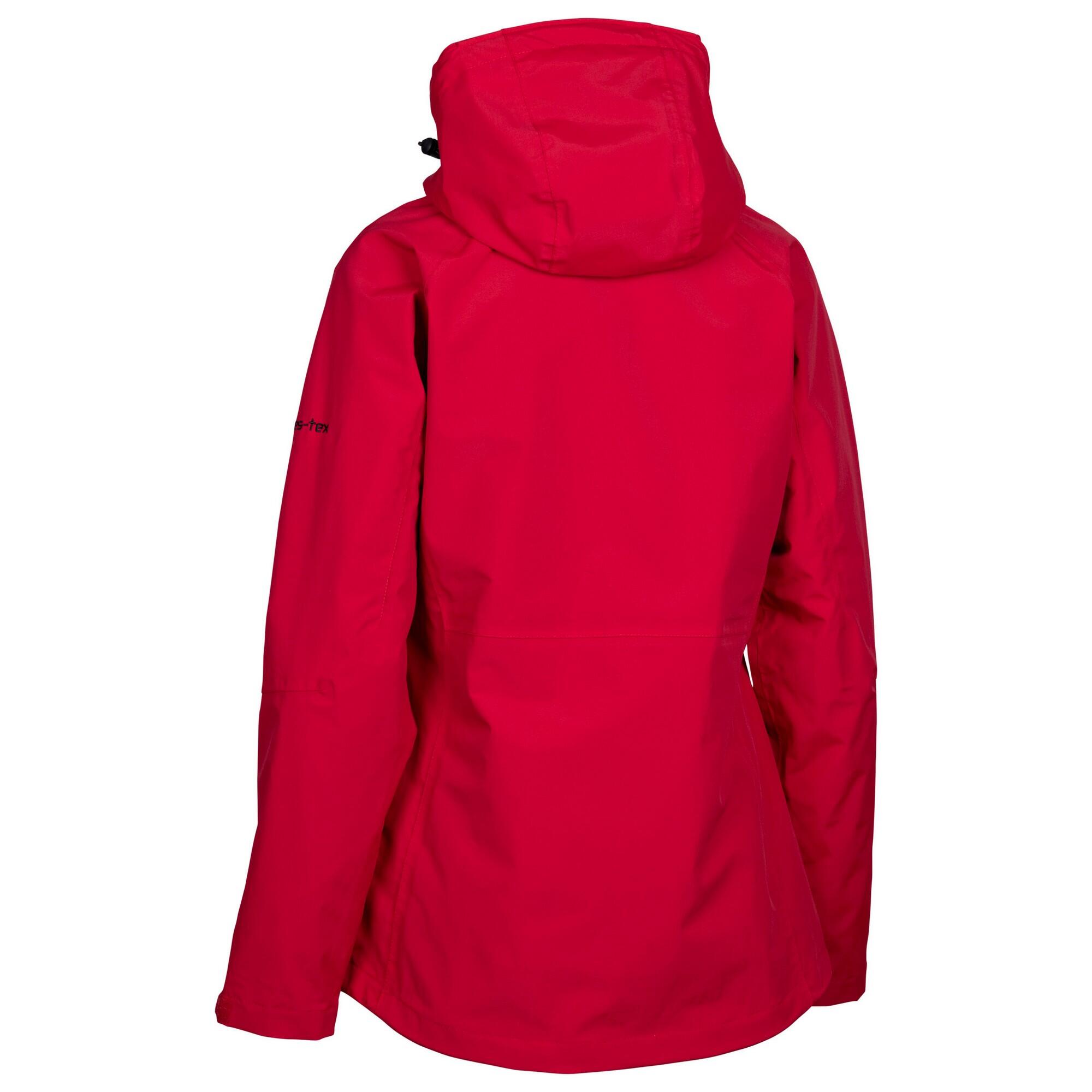 Dames Tilbury TP75 Waterdichte Jas (Rood) 2/5