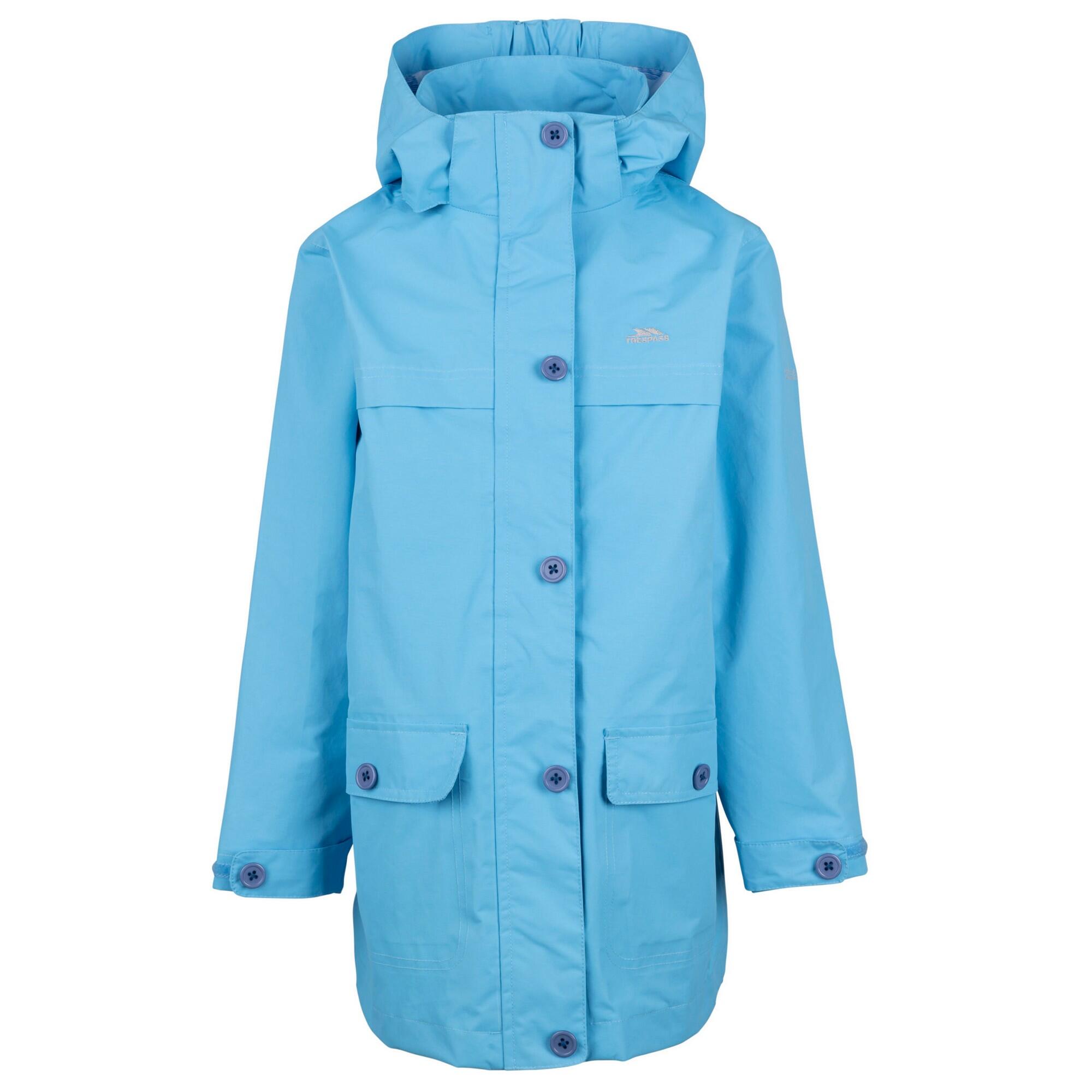 FAIRLY Girls' waterproof jacket (Light blue)