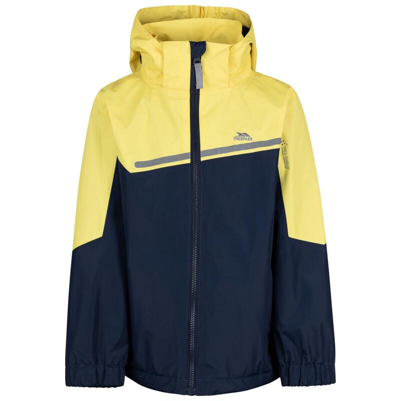 Chaqueta Impermeable Submerged Niños Marino, Amarillo