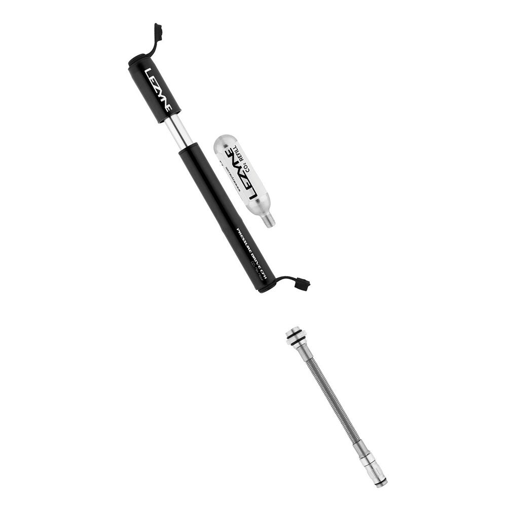 Lezyne Pressure Drive CFH-2-in-1 CO2 Pump-Light Grey