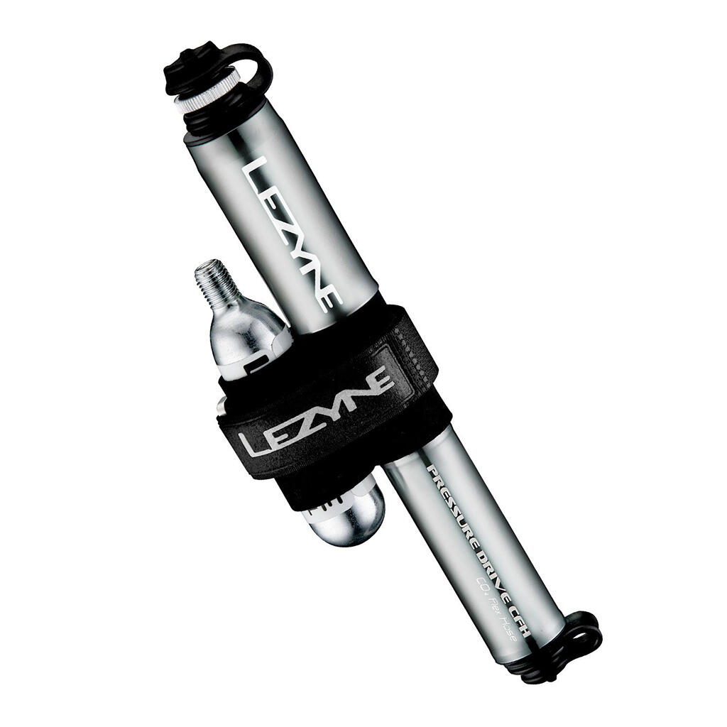 Lezyne Pressure Drive CFH-2-in-1 CO2 Pump-Light Grey