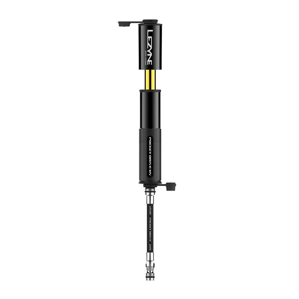 Lezyne Pocket Drive HV-High Volume Pump-Black -  2