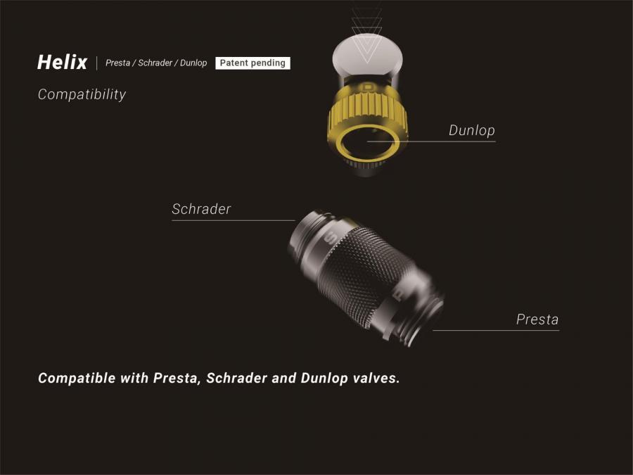 Birzman Tiny Tanker with Helix Floor Pump