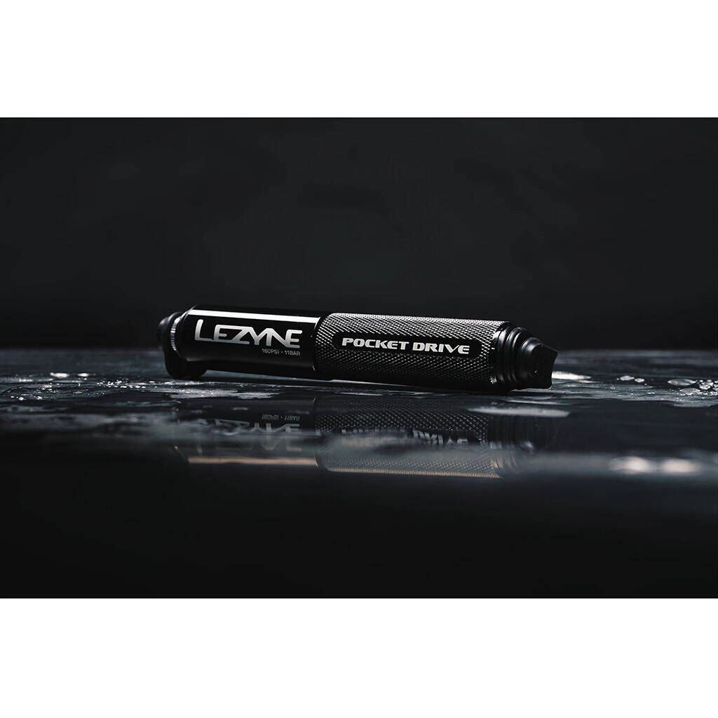 Lezyne Pocket Drive HP-High Pressure Pump-Black -  5