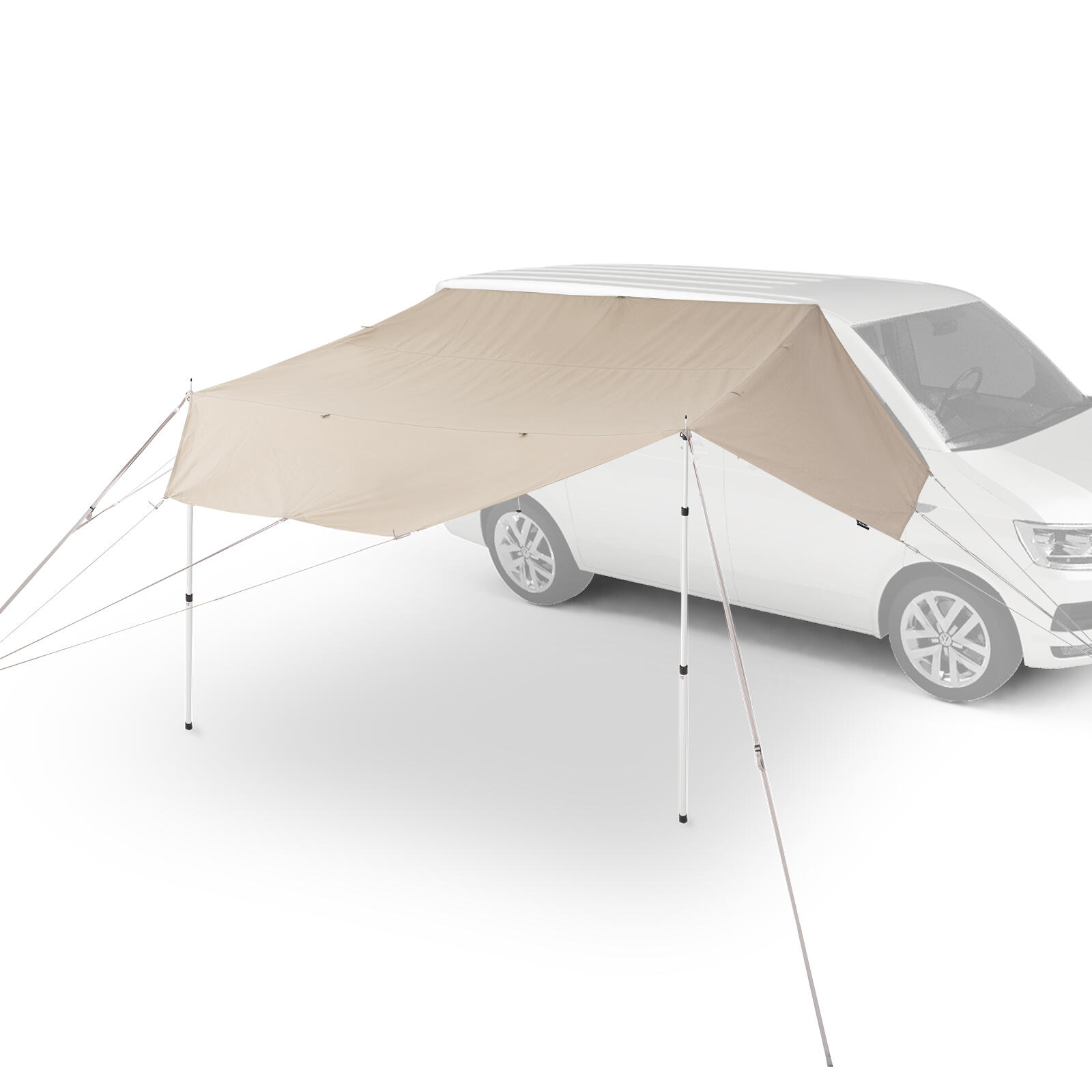 QEEDO Baumwoll-Bus-Vorzelt Motor Tarp TC Camping Sonnensegel mit UV-Schutz (UV80)