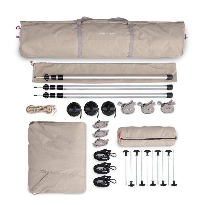 Auvent de bus en coton Camping - avec protection UV80 - Motor Tarp TC